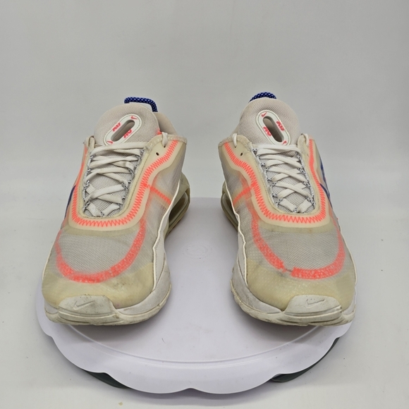 Nike Shoes Women's 8.5 Air Max 2090 White Flash Crimson CT1290 100 - Picture 2 of 8